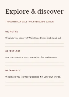 Print studio collection worksheet template · Structured worksheets