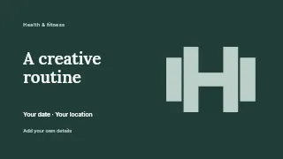 A Creative Routine youtube thumbnail template · Horizontal photo dialogue