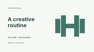 A Creative Routine youtube thumbnail template · Horizontal photo dialogue