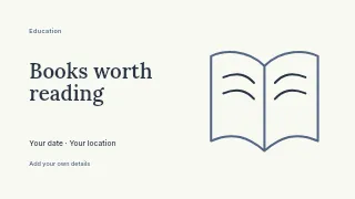 Books Worth Reading youtube thumbnail template · Horizontal photo dialogue