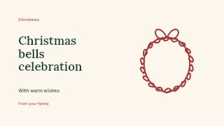 Christmas bells celebration youtube thumbnail template · Horizontal photo dialogue