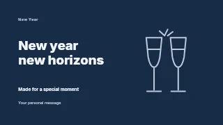 New Year new horizons youtube thumbnail template · Horizontal photo dialogue