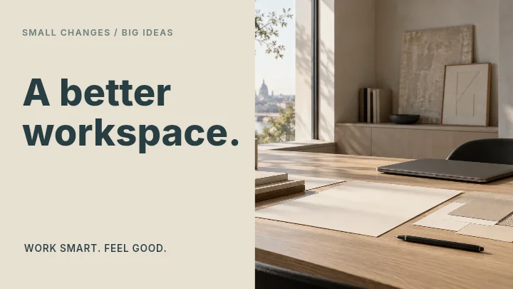 A better workspace youtube thumbnail template · Video thumbnail