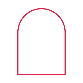 Portrait arch frame.