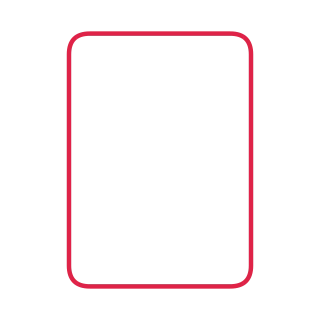 Portrait rounded frame.