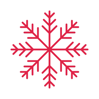 8 arm snowflake with 3 branch tiers at 45 degrees.