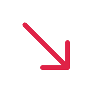 A straight arrow points down right with open space around its edges.