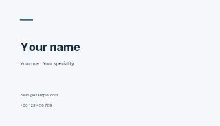 Outdoor adventures business card template · Quiet professional card