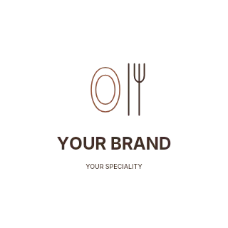 Food & drink logo template · Refined identity