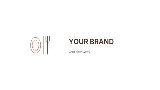Food & drink logo template · Refined identity