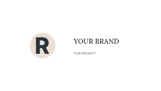 Handmade goods logo template · Refined identity