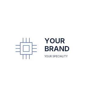 Data storytelling session logo template · Refined identity
