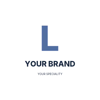 Data storytelling session logo template · Refined identity