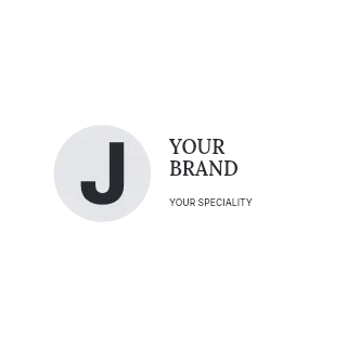 Portrait photography session logo template · Refined identity