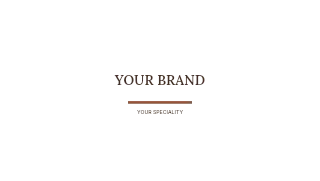 Coffee & conversation logo template · Refined identity
