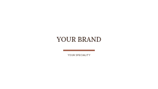 Coffee & conversation logo template · Refined identity
