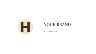 Coffee & conversation logo template · Refined identity