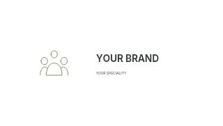 Community logo template · Refined identity