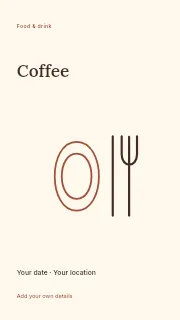 Morning ritual instagram story template · Fine-line cover