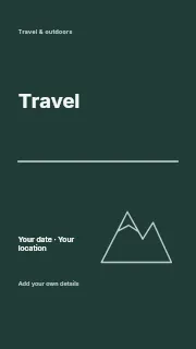 Weekend plans instagram story template · Typography & ornament