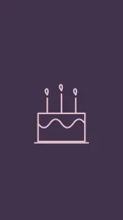 Birthday game night phone wallpaper template · Original line artwork