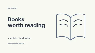 Books Worth Reading youtube thumbnail template · Horizontal photo dialogue
