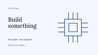 Build Something youtube thumbnail template · Horizontal photo dialogue