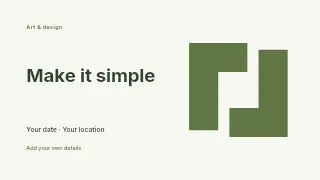 Make It Simple youtube thumbnail template · Horizontal photo dialogue