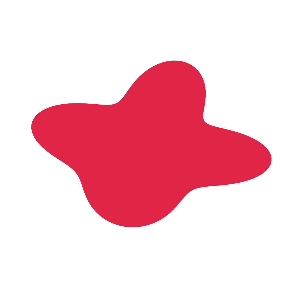 An organic wide form has 4 broad lobes and a smoothly varying outline.