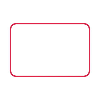 Landscape rounded frame.