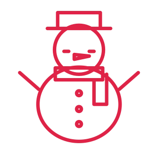 Winter snowman.