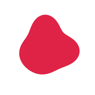 An organic pebble form has 3 broad lobes and a smoothly varying outline.