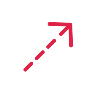 A dashed arrow points up right with open space around its edges.
