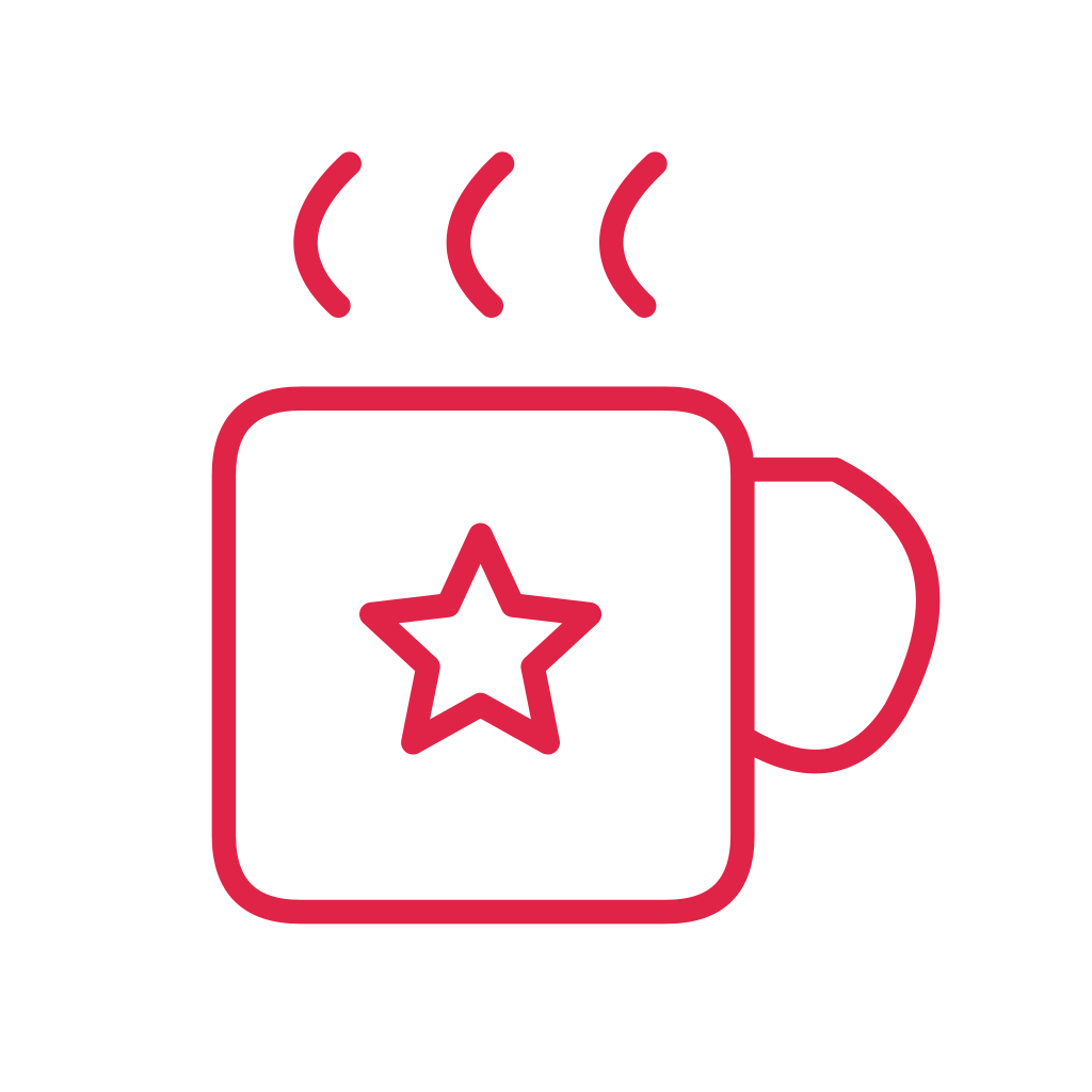 Winter cocoa mug.