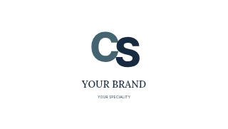 Technology logo template · Refined identity