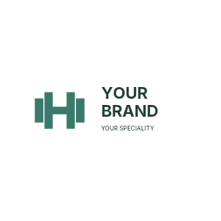 Beginner strength session logo template · Refined identity