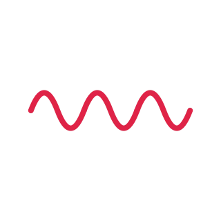 A horizontal divider repeats 3 wave motifs in an evenly spaced row.