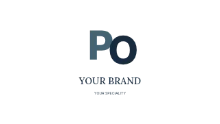 Technology logo template · Refined identity