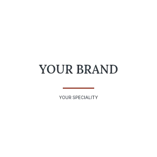Ceramic studio open day logo template · Refined identity