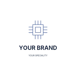 Technology learning meetup logo template · Refined identity