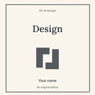 The studio hour podcast cover template · Framed editorial