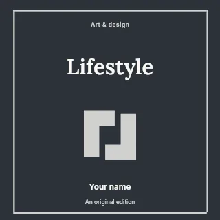 The Sunday edit podcast cover template · Framed editorial