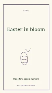 Easter spring tulips instagram story template · Framed editorial