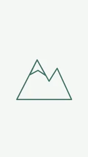 Mountain trail weekend phone wallpaper template · Original line artwork