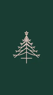 Winter craft afternoon phone wallpaper template · Botanical artwork