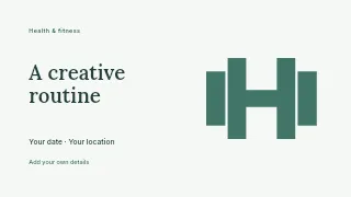 A Creative Routine youtube thumbnail template · Horizontal photo dialogue