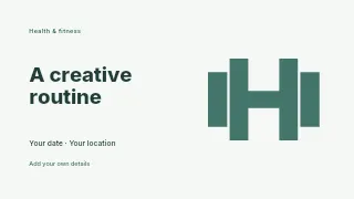 A Creative Routine youtube thumbnail template · Horizontal photo dialogue