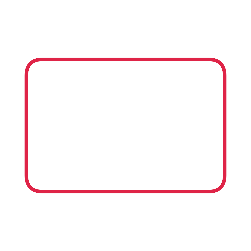 Landscape rounded frame.