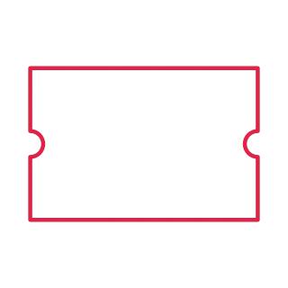 Landscape ticket frame.