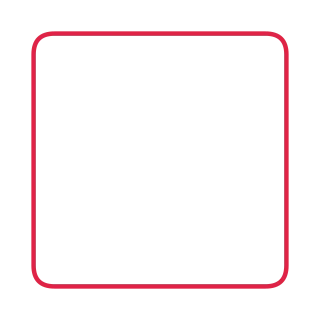 Square rounded frame.